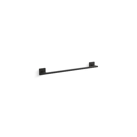 Kohler Square 18" Towel Bar 23284-BL